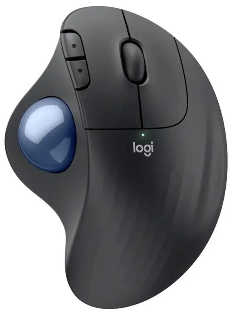 Ergo M575S - Draadloze Muis - Ergonomisch - Bluetooth - Graphite från Logitech, Svart – omslag 2 av 2