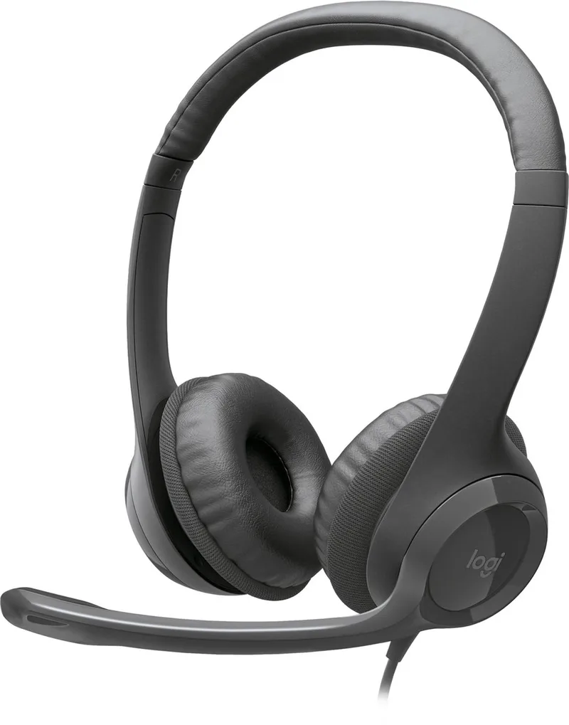 H390 - Computer Headset - Bedraad - Windows/Mac/ChromeOS van Logitech, Zwart – cover