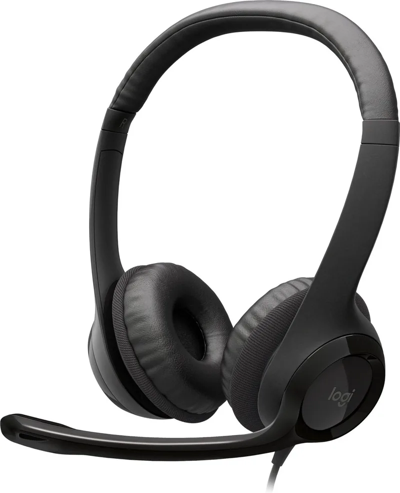 H390 - Computer Headset - USB A - Ruisonderdrukkend - Graphite van Logitech, Zwart – cover