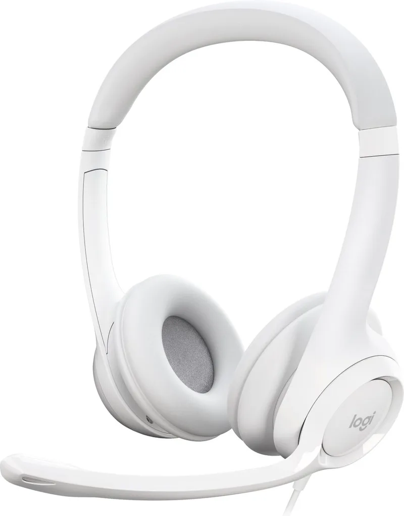 H390 - Computer Headset - USB A - Ruisonderdrukkend - Off White van Logitech, Wit – cover