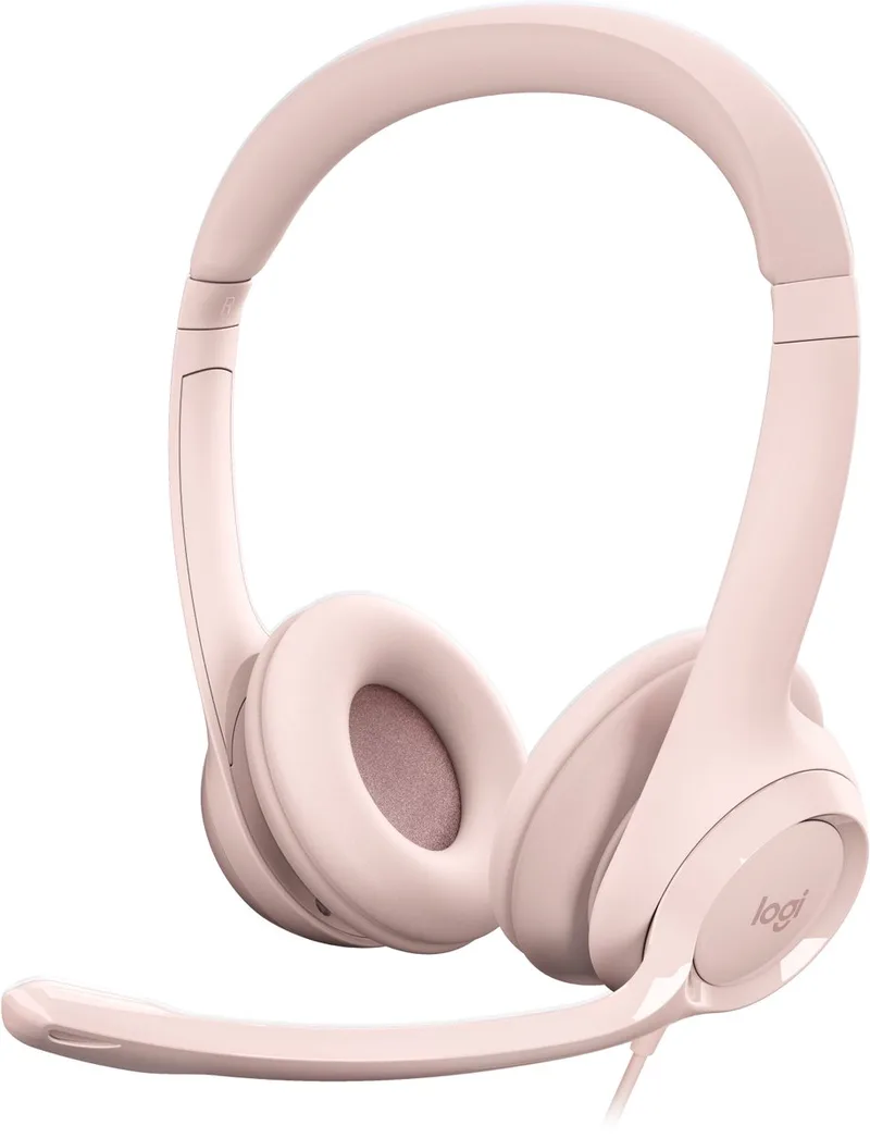 H390 - Computer Headset - USB A - Ruisonderdrukkend - Rose van Logitech, Roze – cover