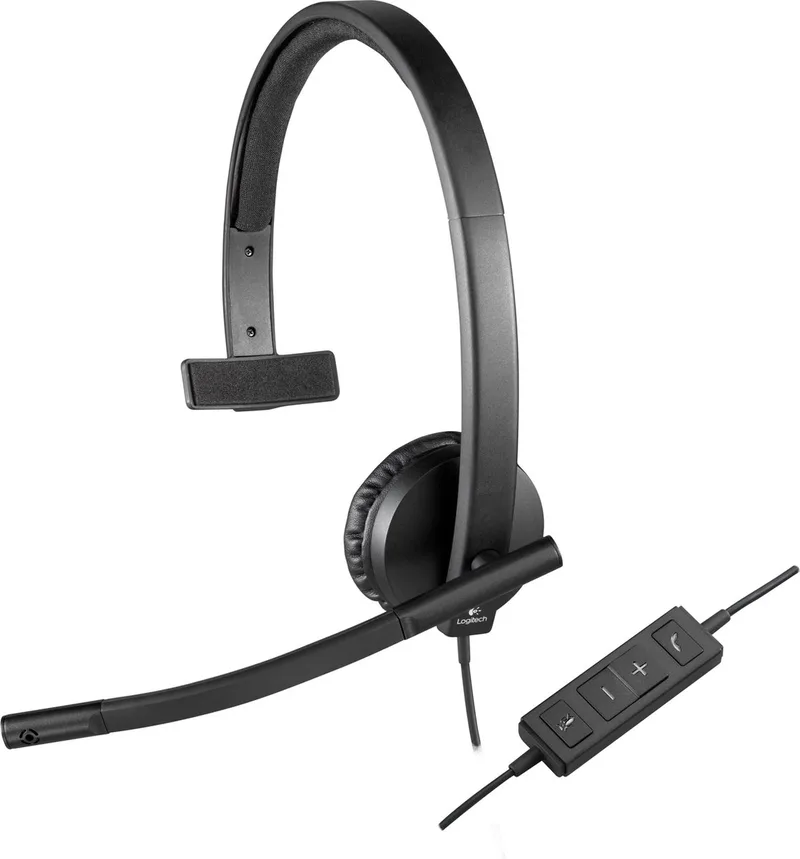 H570e - USB Headset by Logitech, Black – cover