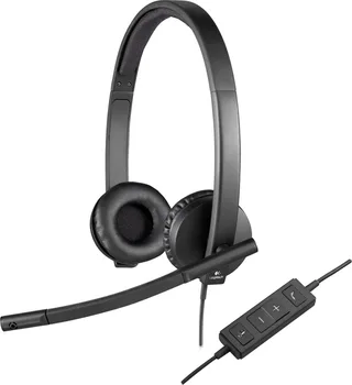 H570e - USB Stereo Headset fra Logitech, Sort – cover 1 af 2