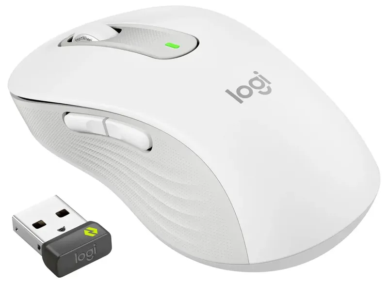 Handtekening M650 L voor zaken - Muis - 5 knoppen de Logitech, Blanc – jaquette 2 sur 2