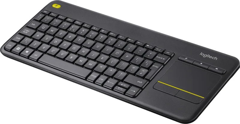 K400 Plus RF Draadloos Pan Zwart toetsenbord by Logitech, Black, Nordic – cover