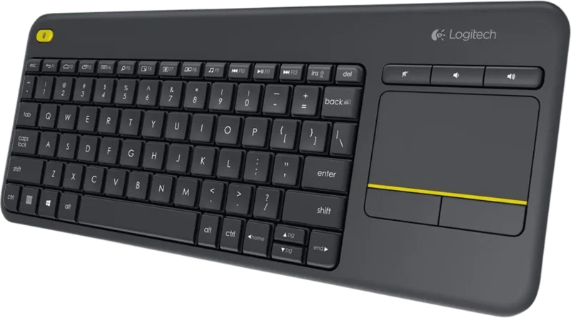 K400 Plus Wireless Touch Zwart van Logitech, AZERTY – cover