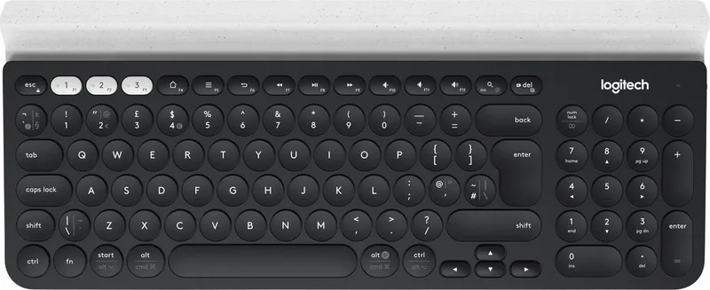 K780 - Multi-Device Bluetooth Toetsenbord de Logitech, Noir, US – jaquette