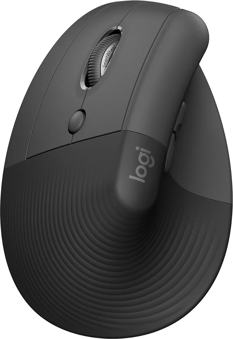 Lift - Verticale ergonomische muis - Linkshandig - Graphite by Logitech, Grafiet – cover