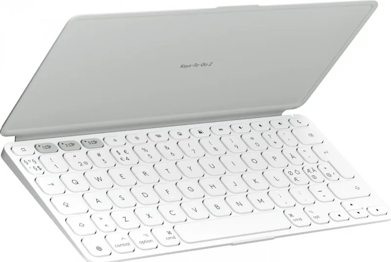 LOGI Keys-To-Go 2 - Pale Grey (PAN) van Logitech – cover