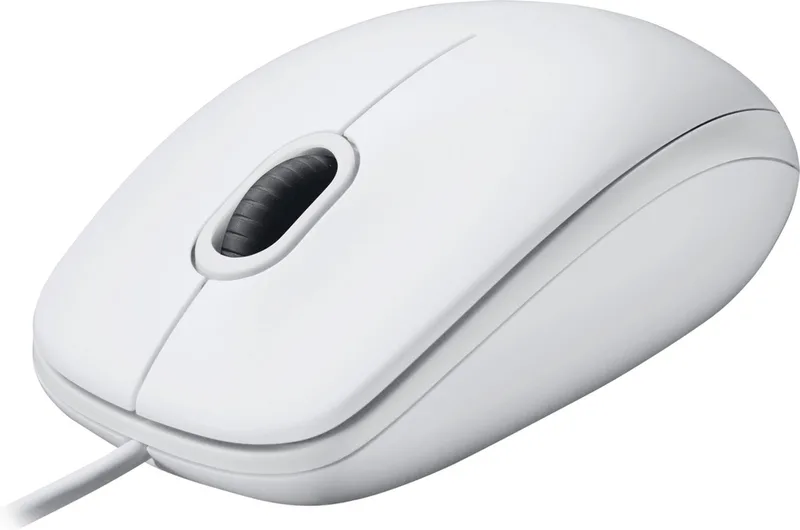 M100 - Bedrade Muis - USB - Plug & Play by Logitech, White – cover