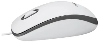 M100 - Muis - full size - USB - Muis - Optisch - 3 knoppen de Logitech, Blanc – jaquette 2 sur 2