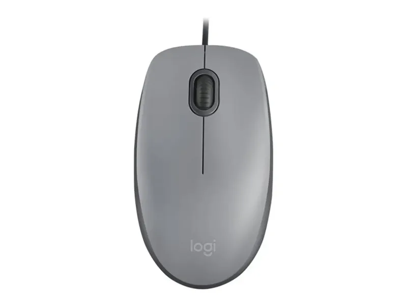 M110 muis Ambidextrous USB Type-A Optisch 1000 DPI by Logitech, Kleurloos – cover 2 of 2