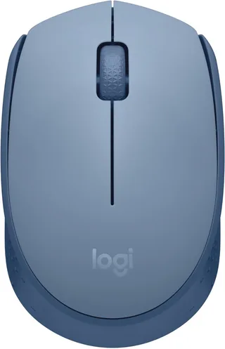 M171 - Draadloze Muis - Geschikt voor PC/Mac - Inclusief USB Mini Receiver - Blue Grey van Logitech, Blauw, Grijs – cover 1 van 3