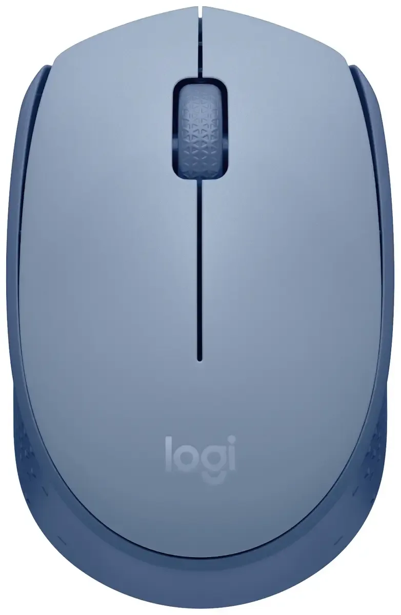 M171 - Draadloze Muis - Geschikt voor PC/Mac - Inclusief USB Mini Receiver - Blue Grey van Logitech, Blauw, Grijs – cover 3 van 3