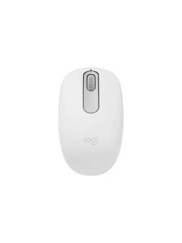 M196 (Off White) - Muis - Optisch - 3 knoppen van Logitech, Wit – cover