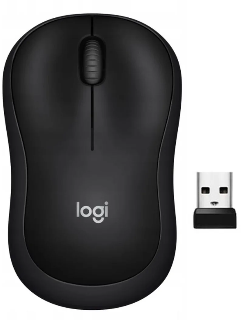 M220 Silent Click Draadloze Muis - USB-ontvanger by Logitech, Black – cover