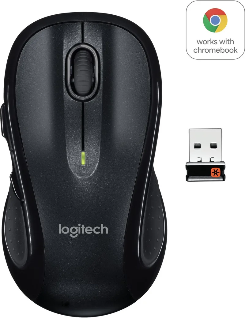 M510 - Draadloze muis met USB-dongle by Logitech, Black – cover