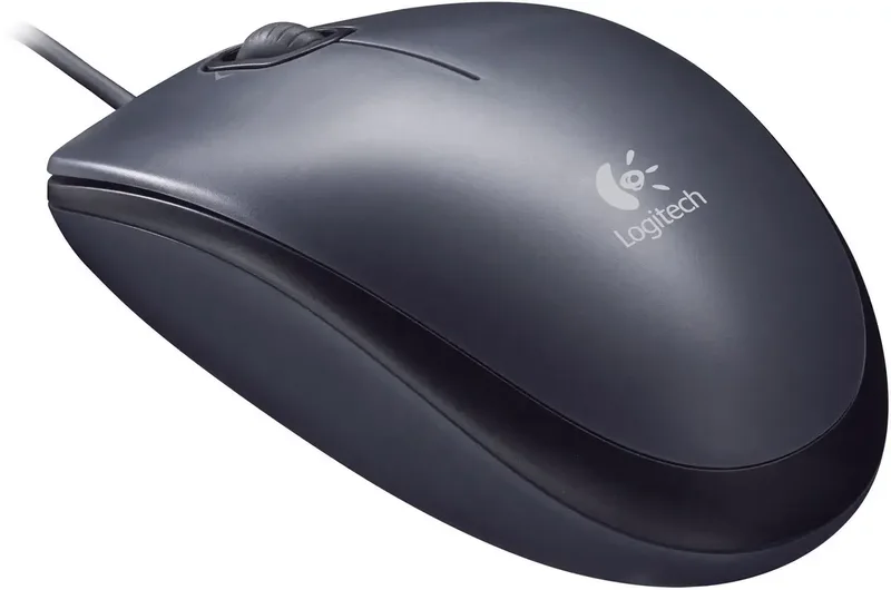 M90 HD Optical Muis - Zwart - Muis - Optisch - 3 knoppen - Zwart van Logitech, Zwart – cover 2 van 2