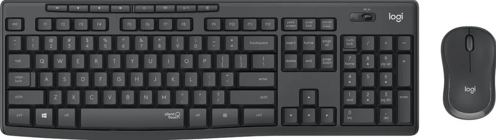 MK295 Silent Wireless Combo GRAPHITE UK INTNL fra Logitech – cover