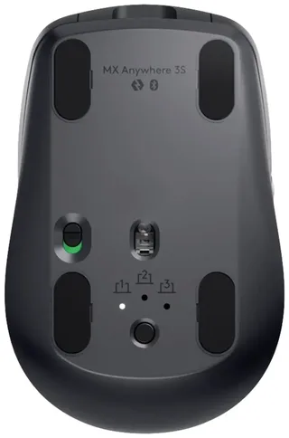 MX Anywhere 3S - Draadloze Muis - Bluetooth - Rechtshandig - Graphite by Logitech, Black – cover 2 of 2
