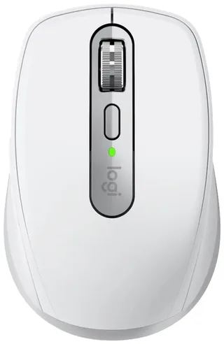 MX Anywhere 3S - Draadloze Muis - Bluetooth - Rechtshandig - Pale Grey fra Logitech, Lysegrå – cover 2 af 2