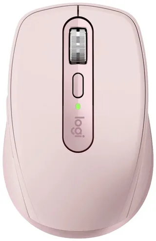 MX Anywhere 3S - Draadloze Muis - Bluetooth - Rechtshandig - Rose fra Logitech, Lyserød – cover 2 af 2