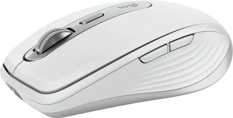 MX Anywhere 3S for Mac - Draadloze Muis - Bluetooth - Pale Grey by Logitech, White – cover