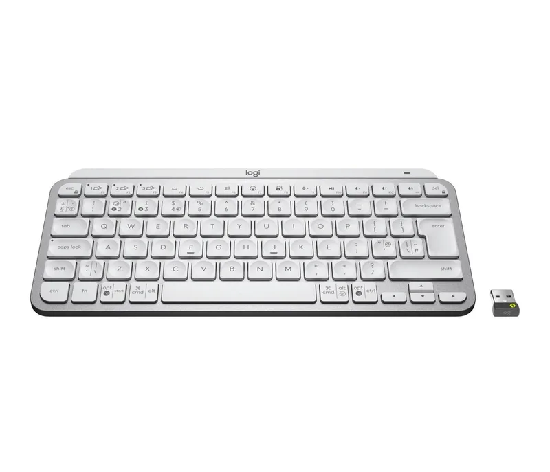 MX Keys Mini for Business Tastatur Bluetooth -Englisch Wireless-Tastatur by Logitech, Grey, UK – cover