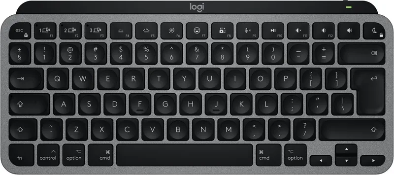 MX Keys Mini for Mac - Draadloos Toetsenbord - Bluetooth - Space Grey van Logitech, Zwart, US – cover