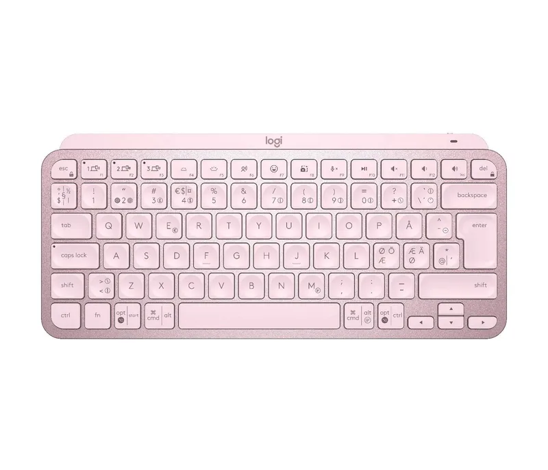 MX Keys Mini Kabellose Tastatur Bluetooth 920-010494 PC-Tastatur van Logitech, Roze, Nordic – cover