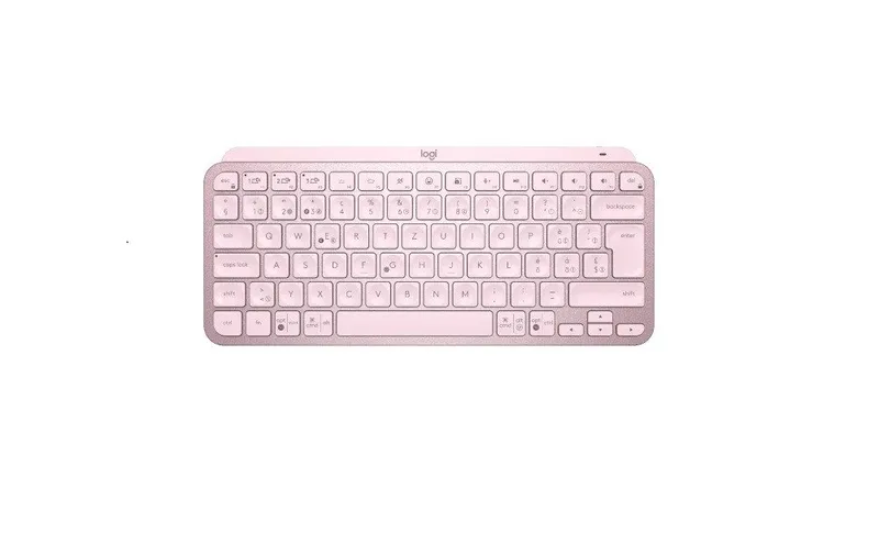 MX Keys Mini Kabellose Tastatur Bluetooth, Schweizer -ROSA PC-Tastatur by Logitech, Pink, DE – cover