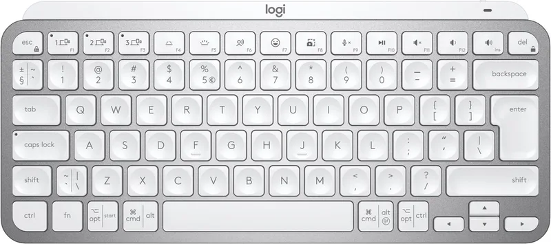 MX Keys Mini - Toetsenbord - Draadloos - ISO - Wit van Logitech, Wit, US – cover