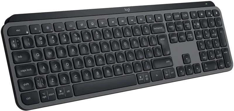 MX Keys S - Toetsenbord - Draadloos - ISO - Grijs de Logitech, Gris, US – jaquette