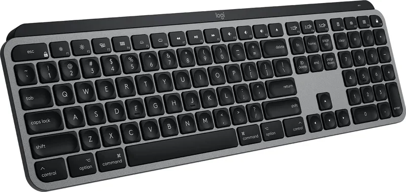 MX Keys voor Mac - Toetsenbord - Draadloos - ISO - Grijs by Logitech, Grey, DE – cover