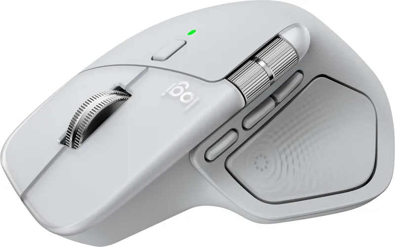 MX Master 4 - Draadloze Muis - Rechtshandig - Voor Mac by Logitech, Silver – cover