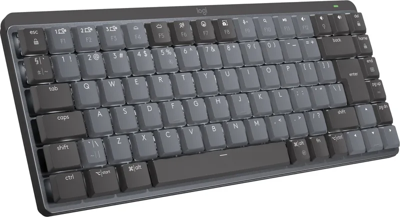 MX Mechanical Mini - Toetsenbord - ISO - Grijs van Logitech, Grijs, US – cover