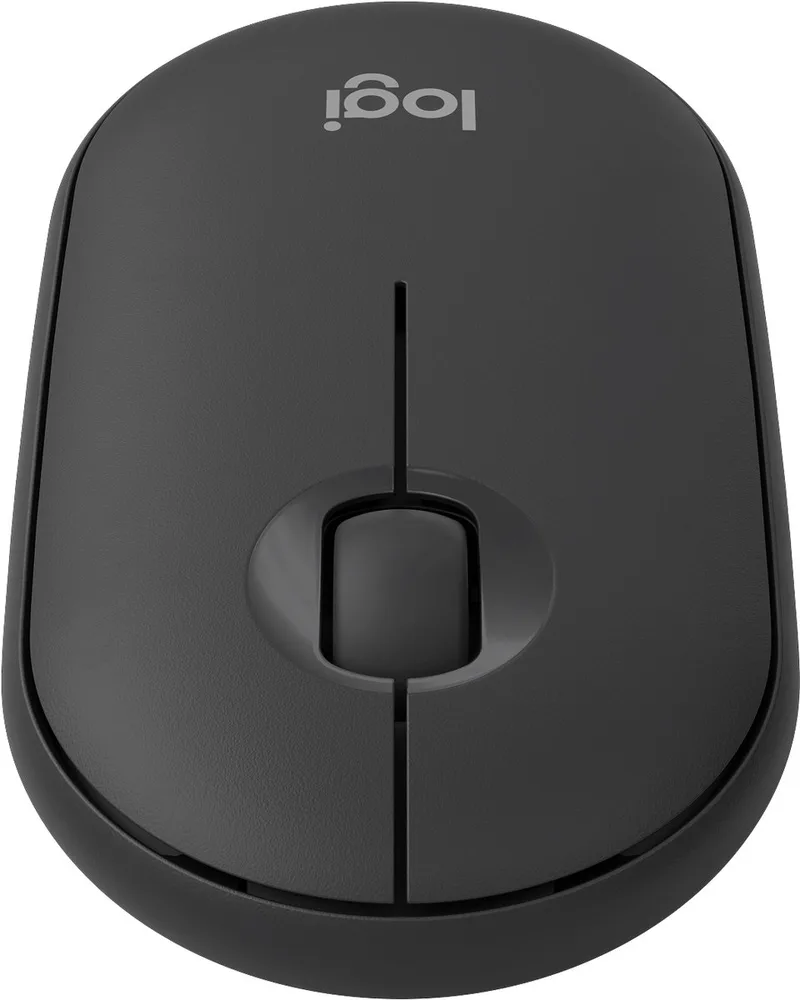 Pebble 2 M350s - Draadloze Muis - Bluetooth - 4000 dpi - Graphite by Logitech, Grey – cover