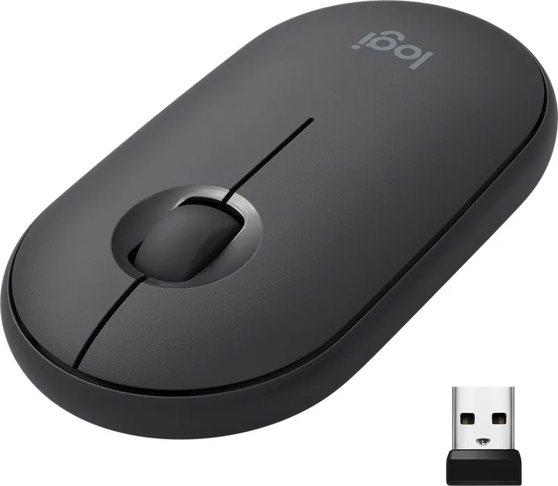 Pebble M350 - Draadloze Muis - Bluetooth by Logitech, Black – cover