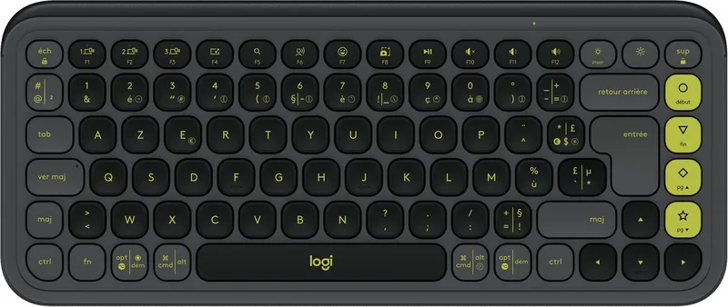 POP Icon Keys - Draadloos Toetsenbord - Bluetooth - Graphite by Logitech, Dark grey, FR – cover