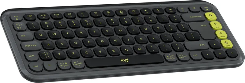POP Icon Keys - Draadloos Toetsenbord - Bluetooth - Graphite Green van Logitech, Donkergrijs, US – cover