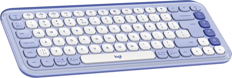 POP Icon Keys - Draadloos Toetsenbord - Bluetooth - Lila van Logitech, Paars, US – cover