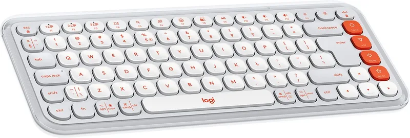 POP Icon Keys - Draadloos Toetsenbord - Bluetooth - Off White van Logitech, Gebroken wit, US – cover