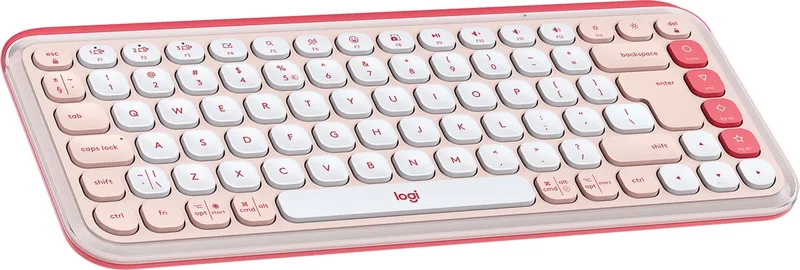 POP Icon Keys - Draadloos Toetsenbord - Bluetooth - Rose by Logitech, Pink, US – cover