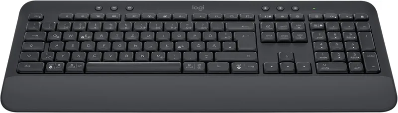 Signature K650 - Draadloos Toetsenbord - Graphite de Logitech, Noir, DE – jaquette