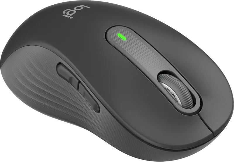 Signature M650 L - Draadloze Muis - Linkshandig - Graphite by Logitech, Grey – cover