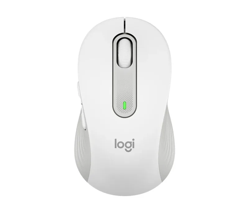Signature M650 Maus, mit leisen Klicks, Kabellose, Bluetooth Maus de Logitech, Blanc – jaquette