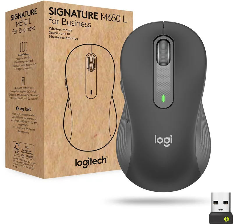 Signature M650 - Muis van Logitech, Zwart – cover