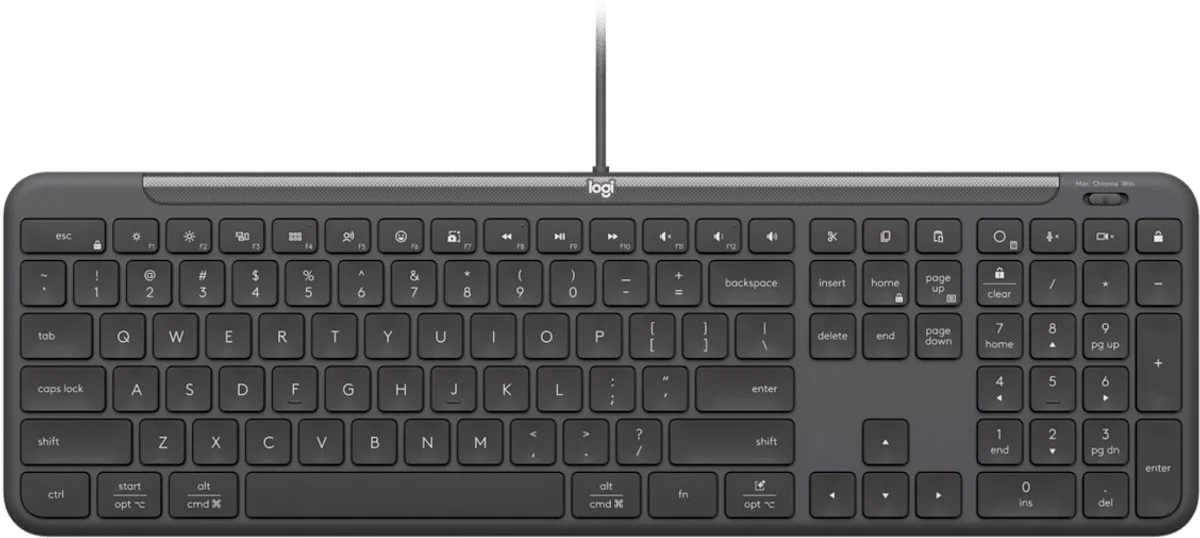 Signature Slim Combo MK620 For Business toetsenbord Universeel USB Grafiet från Logitech, Grafiet, PT – omslag