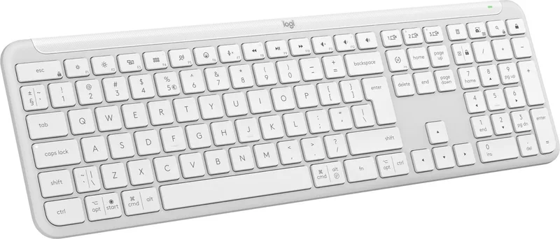 Signature Slim K950 - Draadloos Toetsenbord - Off White by Logitech, Gebroken wit, US – cover