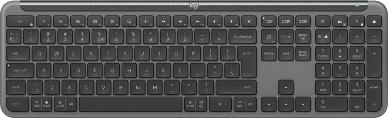 Signature Slim K950 Draadloos Toetsenbord Zwart by Logitech, US – cover